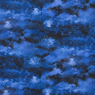Lady Liberty - 4th Of July Night Sky Navy Yardage