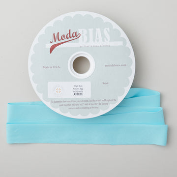 Bella Solid Bias Binding 20 Yard Spool - Robins Egg Primary Image