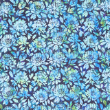 Halcyon II - Blooms Blue Yardage Primary Image