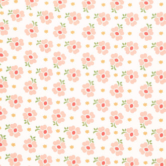 Bee Vintage - Floral Pink 108" Wide Backing