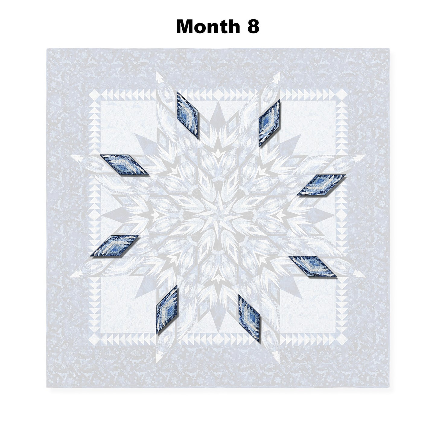 Winter's Glow Block of the Month Alternative View #9