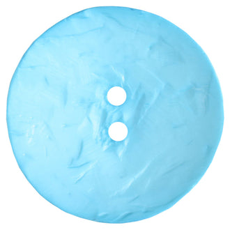 Round Polyamide 60mm Button - Turquoise