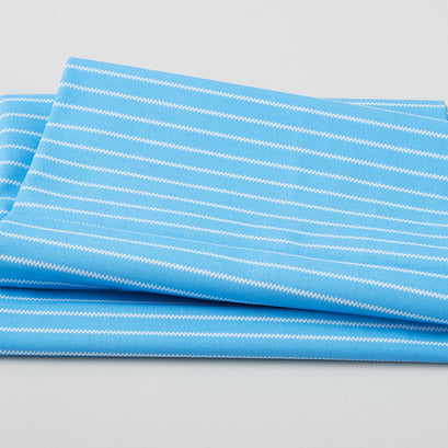 Anname Favorites - Tick Stripe Blue 2 Yard Cut