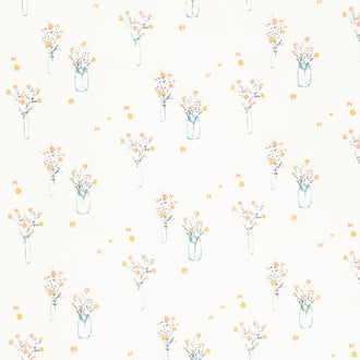 Shine On - Picking Wildflowers White Yardage