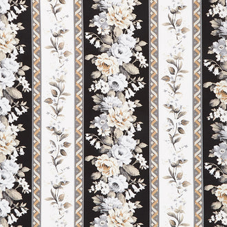 Lockwood Manor - Floral Repeating Stripe Multi Yardage