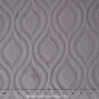 Cuddle® Embossed Marquis - Charcoal 60" Minky Yardage