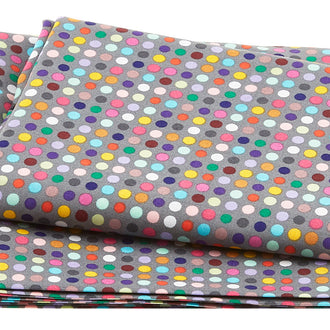 Never Enough Dots Favorites Small Dots Grey 2 Yard Cut