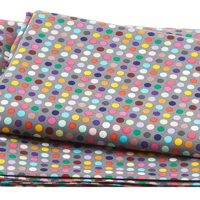 Never Enough Dots Favorites Small Dots Grey 2 Yard Cut