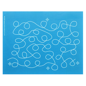 Full Line Stencil - Loopy Meander Small Alternative View #1