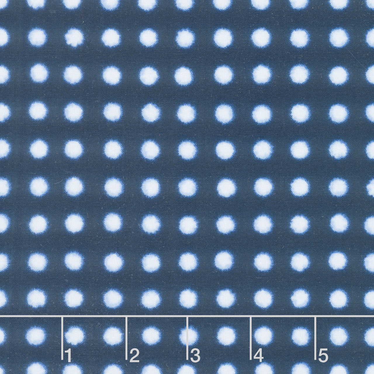 Shibori Blues - Dots Navy Yardage Primary Image