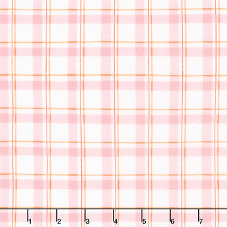 Farm Fresh - Country Plaid White Yardage