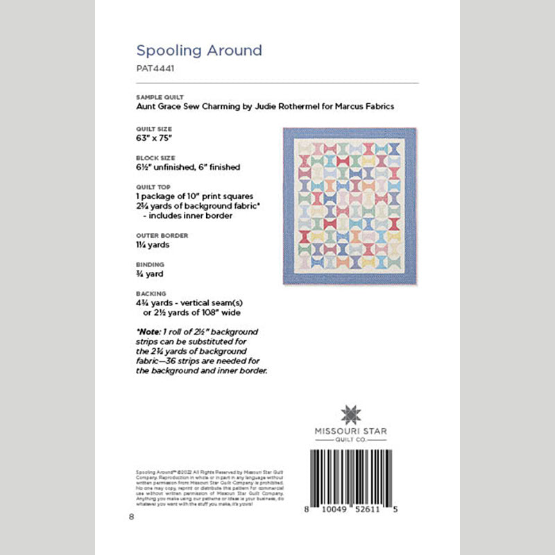 Digital Download - Spooling Around Quilt Pattern by Missouri Star Alternative View #1