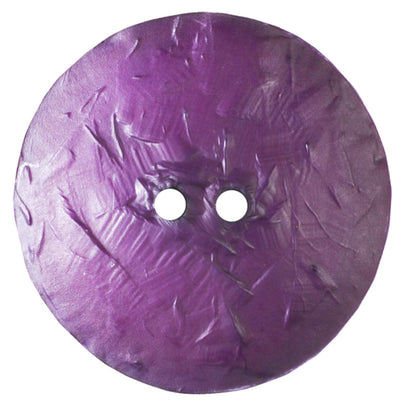 Round Polyamide 45mm Button - Lilac