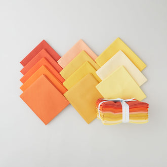Confetti Cottons Orange Yellow Fat Quarter Bundle