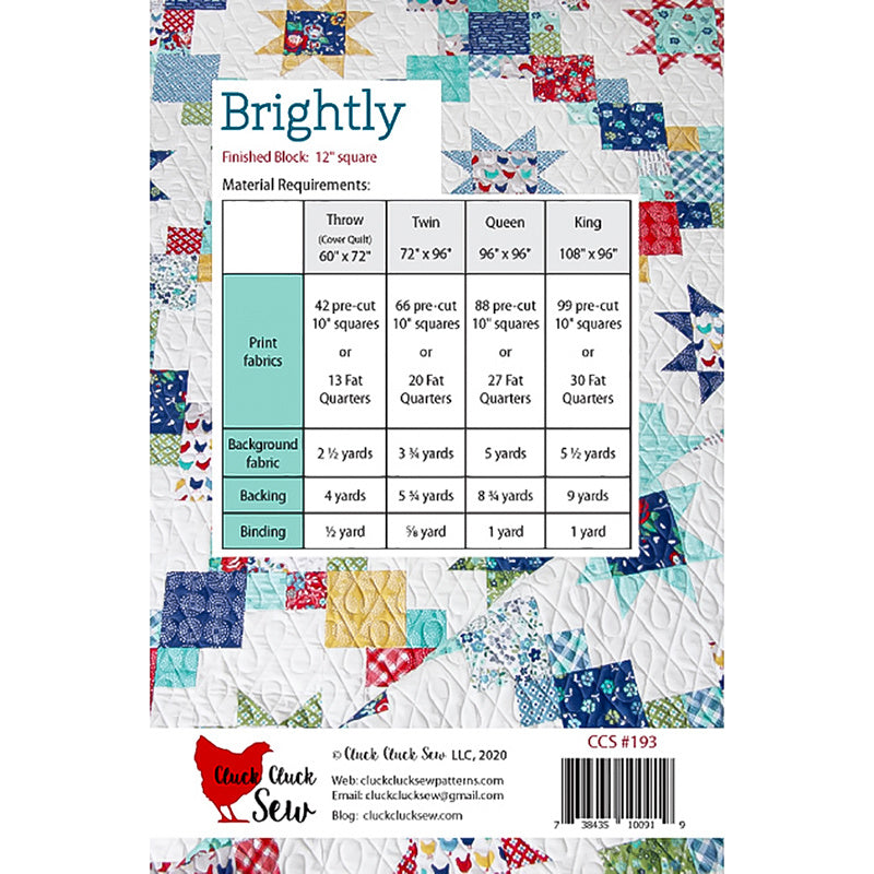 Digital Download - Brightly Quilt Pattern Alternative View #1