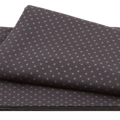 Wilmington Essentials - Dash of Pepper Stars All Over Dark Charcoal 3 Yard Cut