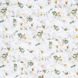 Hand Picked - Forget Me Not - White Out White Yardage Primary Image