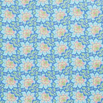 Bloomsville - Flowermarket Blueberry Yardage