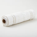 Easy Living Toweling - Check and Stripe Off White Flax Yardage Alternative View #1