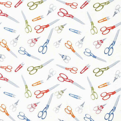 Common Threads - Scissors Cream Yardage