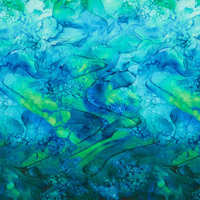 Bliss Ombre - Bliss Ombre Peacock Digitally Printed 108" Wide Backing
