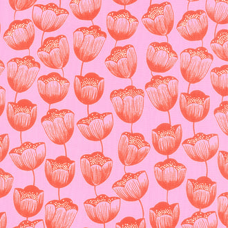 Firefly - Magic Tulips Orchid Metallic Yardage
