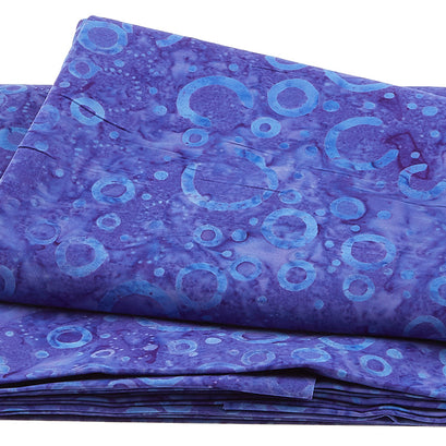 Wilmington Batiks - Floating Circles Purple 3 Yard Cut