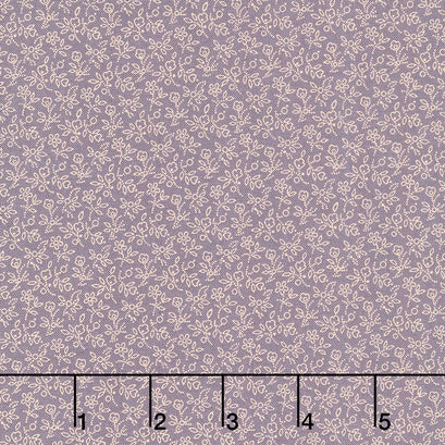 Plumberry ll - Plum Daises Purple Yardage