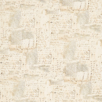 All Hallows Eve - Writing Light Caramel Yardage