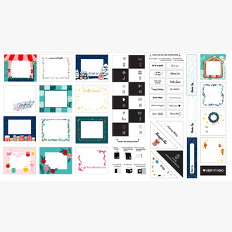 Holiday Quilt Labels - Holiday Labels Multi Panel