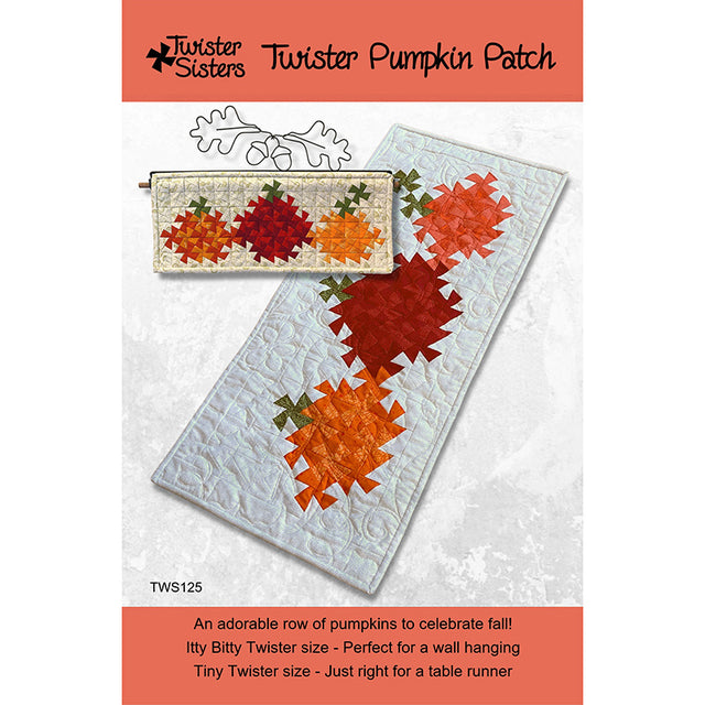 Twister Pumpkin Patch Table Runner Pattern Primary Image