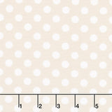 Kimberbell 108" Quilt Backing - Dots Cream Yardage Primary Image
