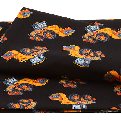 Construction Zone - Front Loader Black 2 Yard Cut