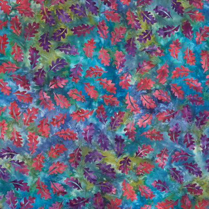 Bonfire Batiks - Oak Leaf Galaxy Yardage