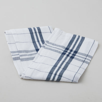 Tea Towel - Blue & White Large Check
