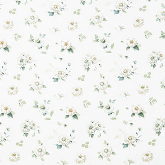 Green Fields - Floral Cream Yardage