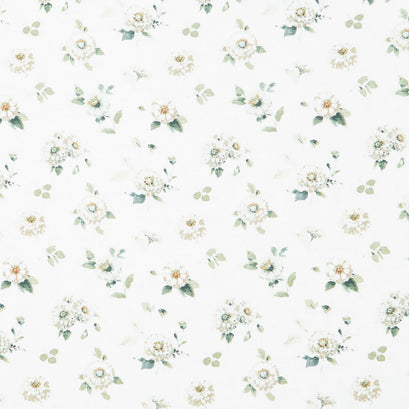 Green Fields - Floral Cream Yardage