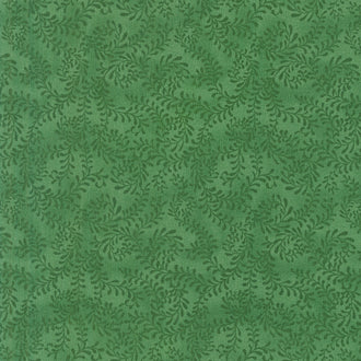 Wilmington Essentials - Swirling Leaves Forest Green Yardage