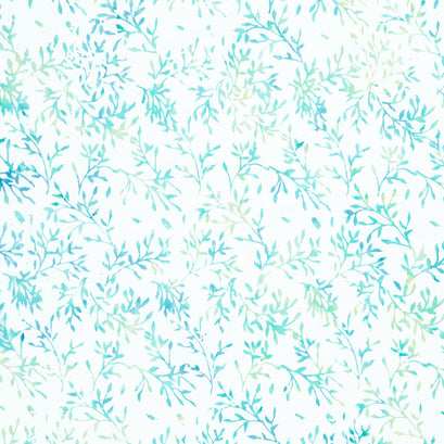 Breezy Brights - Vines Teal Yardage