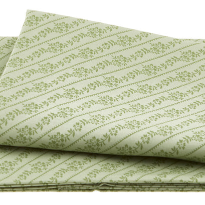 Lovely Bunch - Bias Stripe Green 2 Yard Cut