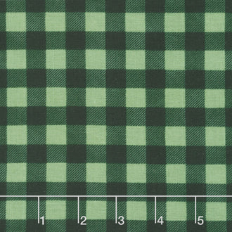 Holly Berry Tree Farm - Buffalo Plaid Holly Green Yardage