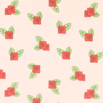 Be Mine Valentine - Rose Toss Blush Yardage