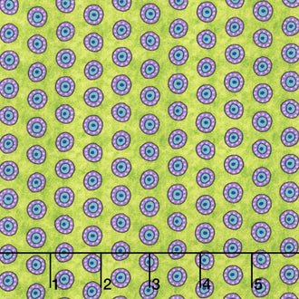 Night Bright - Dots Lime Yardage