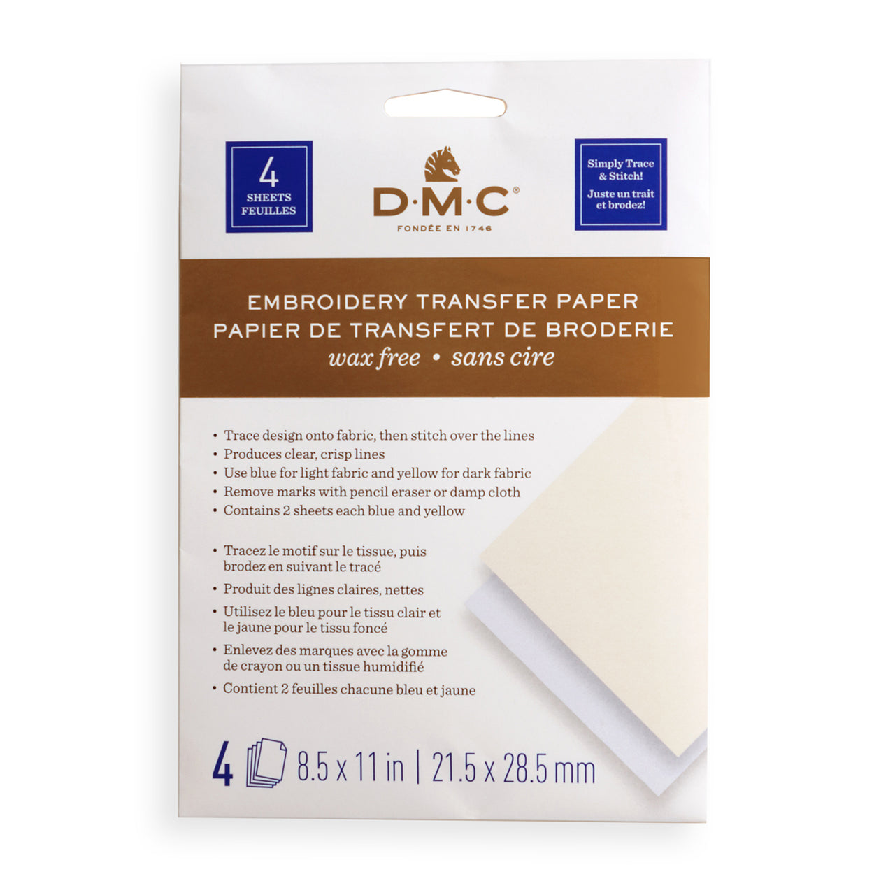 DMC Embroidery Transfer Paper Primary Image