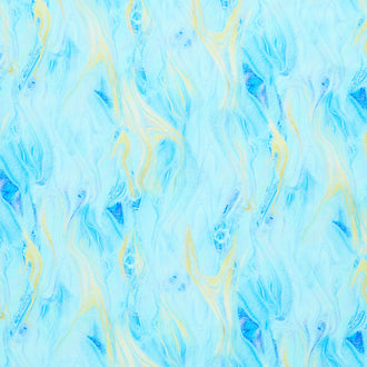 Misty Garden - Marble Seafoam Yardage