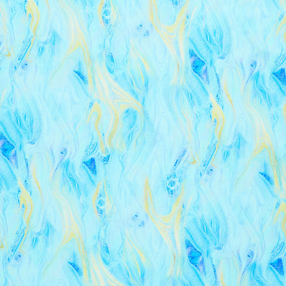 Misty Garden - Marble Seafoam Yardage