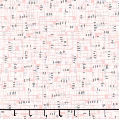 Rancho Relaxo - Abstract Shell Pink Yardage