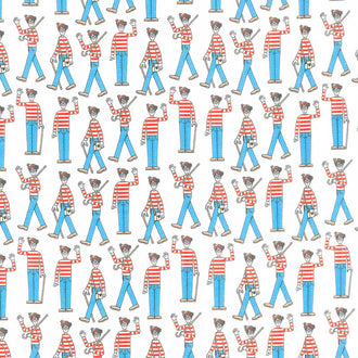 Where is Waldo - Crowd White Yardage