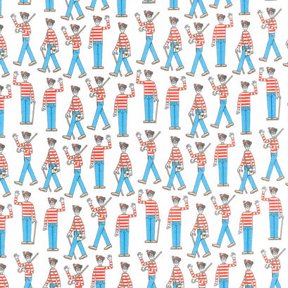 Where is Waldo - Crowd White Yardage