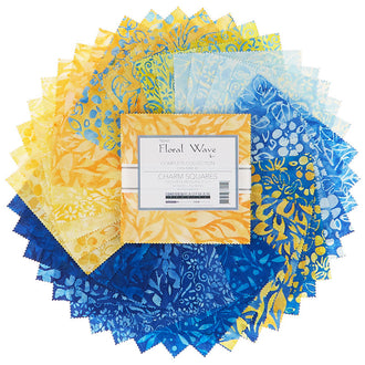 Artisan Batiks - Floral Wave Charm Pack
